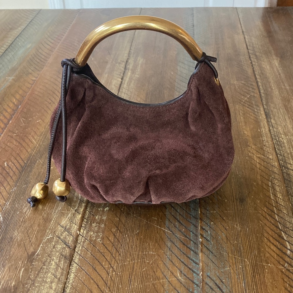 Women’s Madewell Camren Bag New NWT Brown Suede - Picture 2 of 7